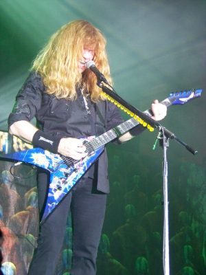 Dave Mustaine na koncertě v Kyjevě, 2011