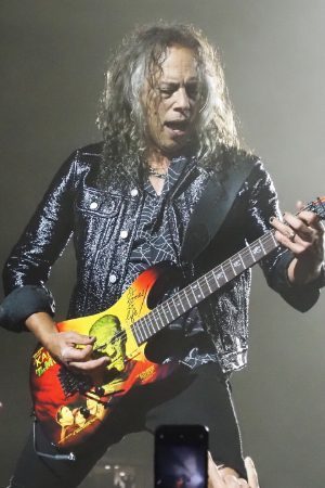 Kirk Hammett na koncertě v Melbourne, 2025