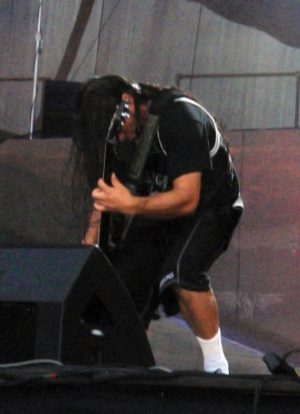 Rob Trujillo na festivalu Sonisphere ve Finsku, 2009
