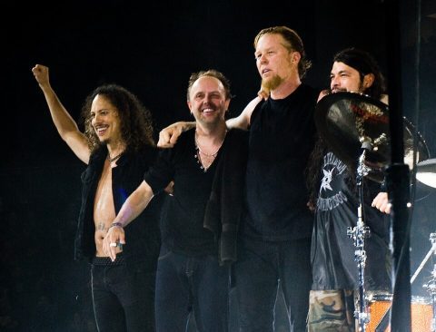 Metallica, O2 Arena Londýn, 15. 9. 2008 (turné k Death Magnetic) Metallica na koncertě v O2 Areně v Londýně 15. 9. 2008